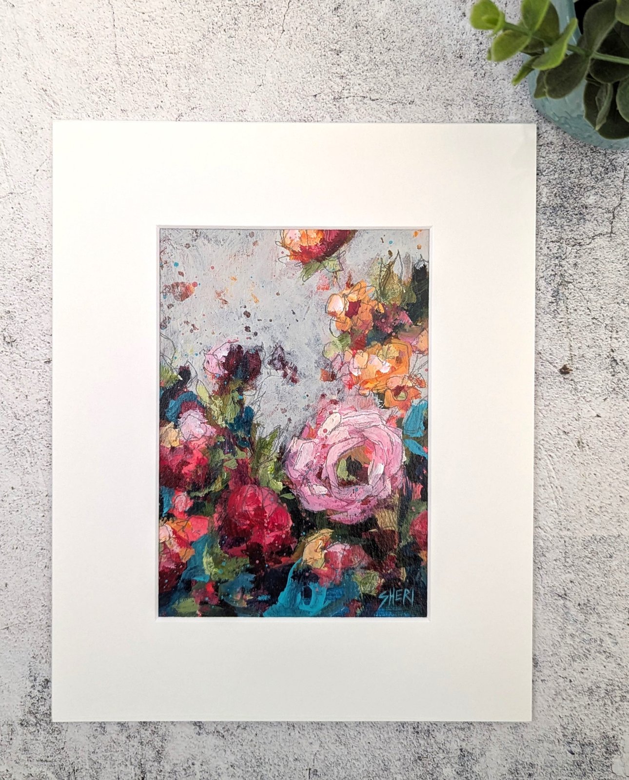 5x7 Floral Painting 17 | Sheri East